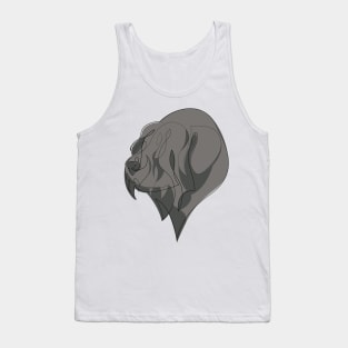 Black Russian Terrier - continuous line Tank Top